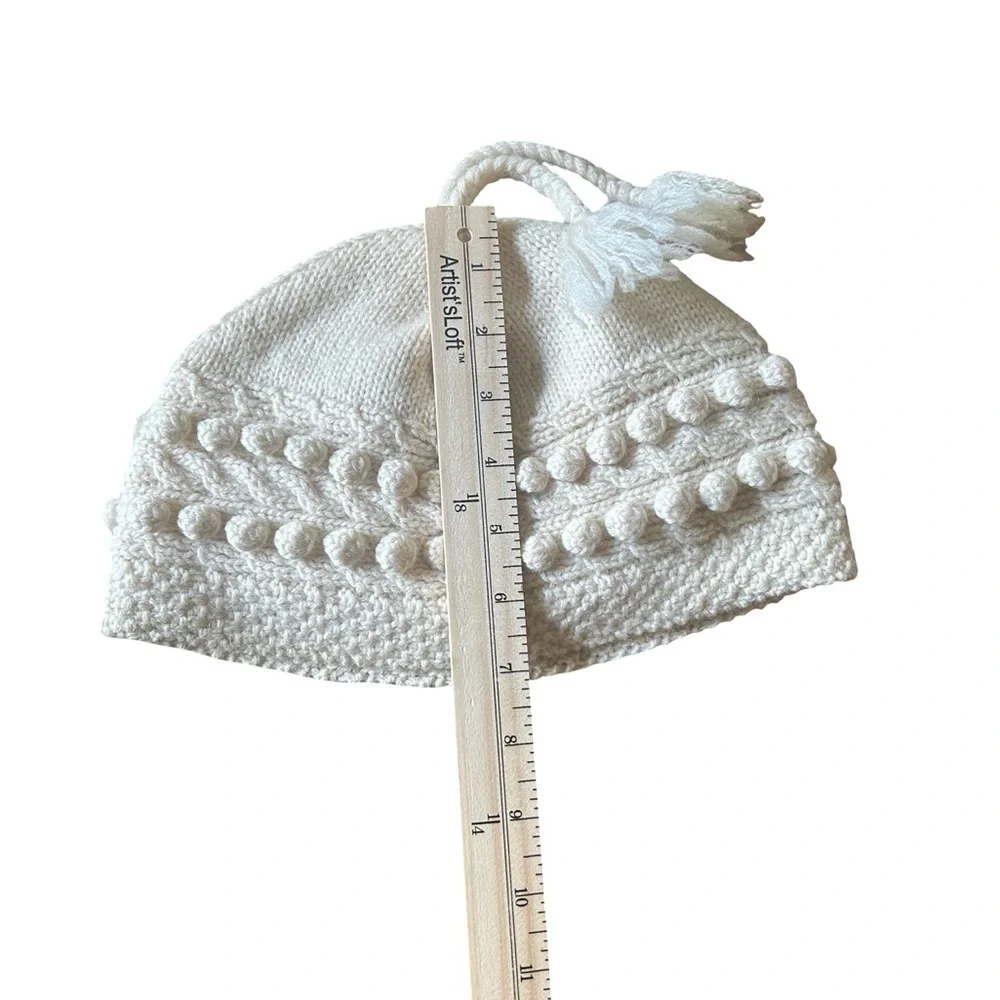 RALPH Ralph Lauren 100%Wool Cream Hat